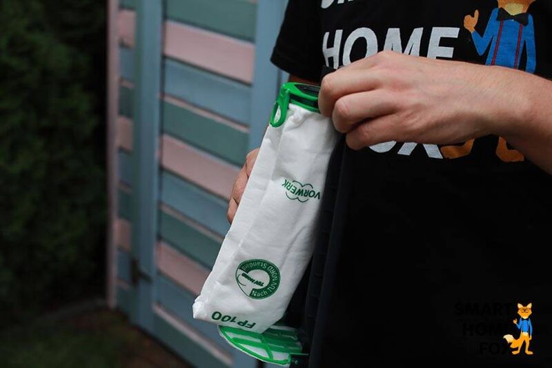 Staubsaugerbeutel des Vorwerk Kobold VB100 in der Nahansicht